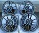 15 Gray X5 Alloy Wheels For Audi 90 100 80 Coupe Cabriolet Saab 900