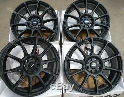 17 Black Alloy Wheels Neo Audi Coupé Cabriolet 90 100 80 Saab 900 9000 4x108