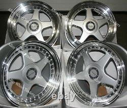 17 F5 Alloy Wheels For Audi 90 100 80 Coupe Cabriolet Saab 900 9000 4x108 Sp