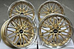 18 190 Gold Alloy Wheels For Audi A6 C7 A8 Q5 Q7 5x112 Coupe Tt Cabriolet Wr