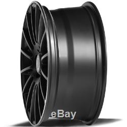 18 Black Alloy Wheels Ex23 For Audi A4 B5 B7 B8 B9 Saloon A5 Coupé Cabriolet
