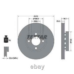 2 Front Brake Discs for Audi 80 Coupe Cabriolet