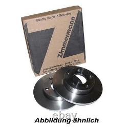 2 Zimmermann Front Brake Discs for Audi 80 Coupe Cabriolet
