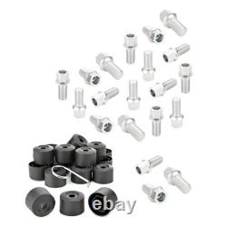 20X Wheel Bolts Ball Seat M14x1.5x27 Caps for Audi Cabrio Coupe Quattro