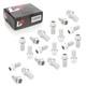 20x Wheel Bolts Set Ball Seat M14x1.5x27 For Audi Cabrio Coupe Quattro