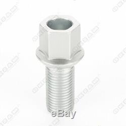 20x Round Tapered Wheel Nut M14x1, 5x27 For Audi 80 90 A4 Coupe Cabriolet