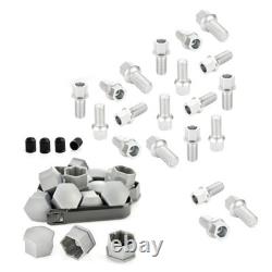 20x Wheel Bolts Ball Seat M14x1.5x27 Caps for Audi Cabrio Coupe Quattro