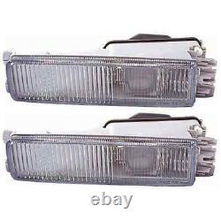 2X DEPO FOG LIGHT SET Compatible With AUDI 80 CABRIOLET COUPE