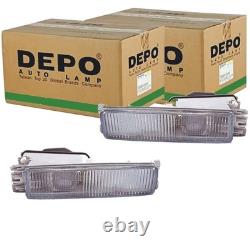 2X Fog Light Headlight Assembly Compatible with Audi 80 Cabriolet Coupe