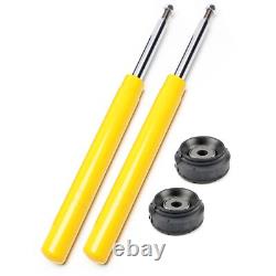 2x Gas Sport Shock Absorbers Front + Dome Support Audi Cabriolet Coupe