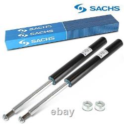 2x Original Sachs Gaz Front Shock Absorbers For Audi 80 90 Coupe Cabriolet 893