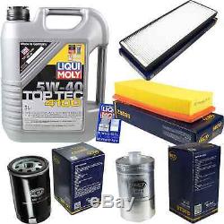 5 L Liqui Moly 5w-40 Engine Oil + Sct-filter Audi Cabriolet 8g7 B4 2.3 E Coupé