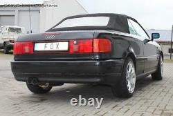 Ø63, 5mm Exhaust Sport Audi 80/90 89 B3 B4 Soda Coupé Cabriolet 2x76 Sharp