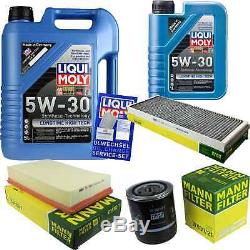 6l Liqui Moly 5w-30 Motor Oil + Filter Mann-filter Audi Cabriolet 8g7 B4