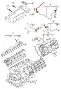 AUDI RS5 Coupe 8T3 Carbon Engine Cover 8T0103926C NEW ORIGINAL