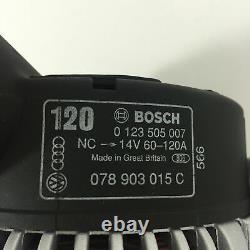 Alternator for Audi Coupé Cabriolet 100 80 A4 A6 A8 2.3 2.4 2.6 2.8 S4 Bosch