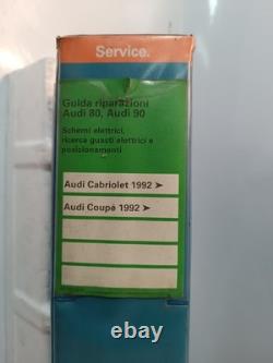 Audi 80 90 Cabriolet Coupé ’92 Repair Workshop Manual, Electrical Schematics and Patterns