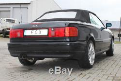 Audi 80/90 Type 89 Sedan Cabriolet Coupe Fox Sport Muffler 63,5mm 2x76mm