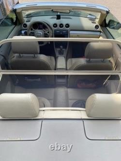 Audi A4 Windbreaker (2002-2009) Convertible Anti-Whirl Net Beige + Storage Bag