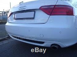 Audi A5 8t Coupe Cabriolet Vfl Rear Diffuser S-look With Grid