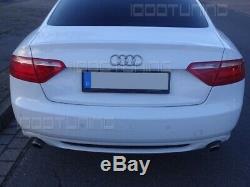 Audi A5 8t Coupe Cabriolet Vfl Rear Diffuser S-look With Grid