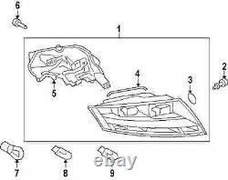 Audi Original Tt Coupé Cabriolet O' / S Right Rear Light Bulb Support 8j0945258a