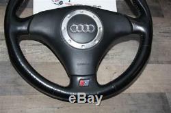 Audi Tt 8n Coupe Cabriolet S-line Sports Steering Wheel 8n0419091a Leather 8n0880201 Black