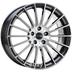 Avus AC-M03 Wheel Rims for Audi S5 Cabrio Coupe Sportback 8x19 5x112 Bla