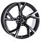 Avus Af20 Wheels Rims For Audi S5 Cabrio Coupe Sportback 8x18 5x112 Black