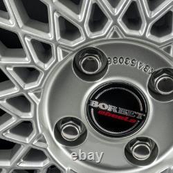 Borbet B 7.0x17 ET38 4x108 SIL Wheels for Audi 80 80 Avant 80 Cabrio 80 Coupe