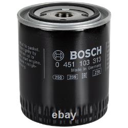 Bosch Inspection Kit Set 7L Motul 8100 X-Clean + 5W-30 for Audi Cabriolet