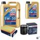 Bosch Inspection Set 6 L Liqui Moly Longlife 3 5w-30 For Audi Cabriolet 2.6