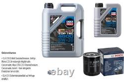 Bosch Oil Filter 6 L Liqui Moly Top Tec 4600 5W-30 for Audi Cabriolet 2.6