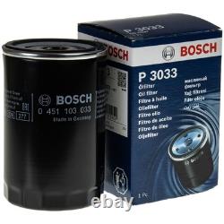 Bosch Oil Filter 8L Liqui Moly Lightness 10W-40 for VW Audi Golf I Convertible