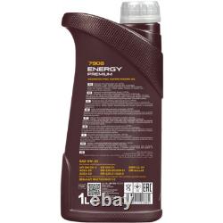 Bosch Package for Inspection 7, L Mannol Energy Premium 5W-30 Audi Cabriolet 2.3
