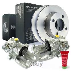 Brake Calipers Disc 245mm Rear for Audi 80 90 100 Avant Coupe Cabriolet