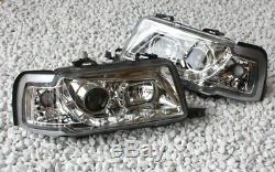 Chrome Headlights For Audi 80 B4 Rs2 S2 Cabriolet Sedan Before Lights Cff