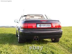 Complete Exhaust System for Audi 80/90 89 B3 B4 Welded Coupe Cabriolet 2x76 Round Strong