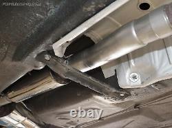 Complete Stainless Steel Installation Audi 80/90 89 B3 Welded / Coupé + B4 Cabriolet 2x63mm