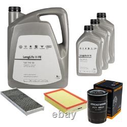DENCKERMANN Inspection Set 8L VW 0W30 LONGLIFE III for Audi Cabriolet Coupe