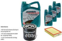 DENCKERMANN Inspection Set ADDINOL GIGA LIGHT 5W-30 8L For Audi Cabriolet 2.6