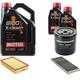 Denckermann Inspection Set Motul 8100 5w-30 7l For Audi Cabriolet 2.6 2.8 80