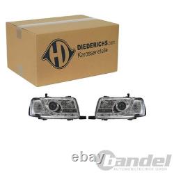 DIEDERICHS Tuning H1 Chrome Headlight Kit Suitable for Audi 80 Coupé Cabriolet