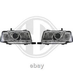 DIEDERICHS Tuning H1 Chrome Headlight Kit Suitable for Audi 80 Coupé Cabriolet