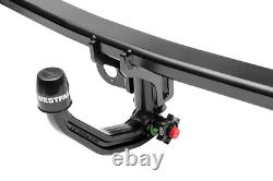 Detachable tow bar for Audi A4 B8 Avant Estate 2008-2015 + specific 7-pin wiring harness