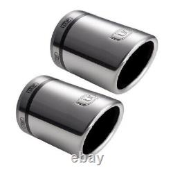 Duplex Exhaust Opening Pipe for Audi A5 90mm TFSI Coupe Cabriolet