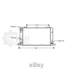 Engine Cooling Radiator Audi 80 8c B4 89 89q 8 A B3 Cabriolet 8g7