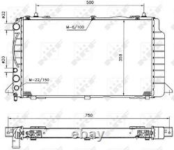 Engine radiator for AUDI 80 B4, CABRIOLET B3, COUPE B3