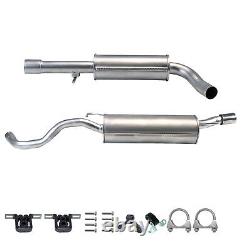 Exhaust line for AUDI TT 1.8 T Turbo Coupe, Cabrio + attachments