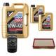 Febi Inspection Set 7l Liqui Moly 10w-40 Low Friction For Audi Cabriolet 8g7